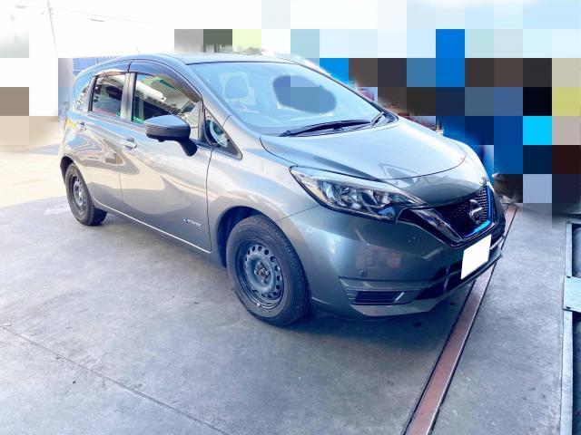 日産　ノート　車検　オイル交換　足回り修理（部品交換）【岡山市東区　岡山市中区　岡山市北区　岡山市南区　倉敷市　玉野市　備前市　瀬戸内市　赤磐市】