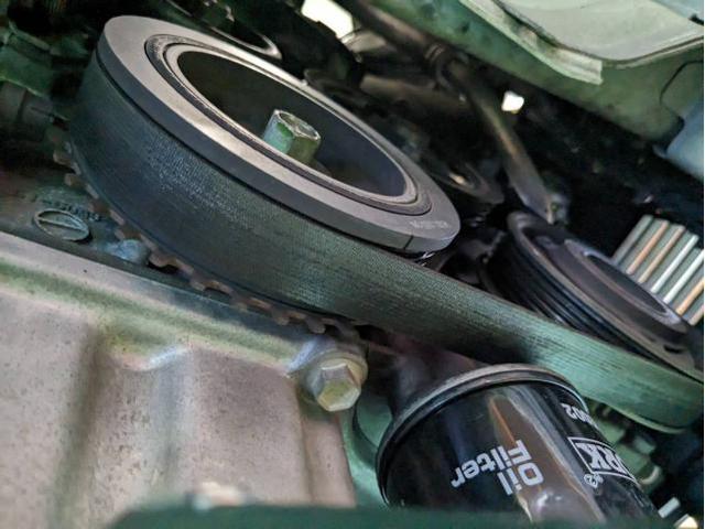 スペーシア(MK53S) ベルトオートテンショナー交換 – ㈱ワシヅ スペーシア(MK53S) ベルトオートテンショナー交換 – ㈱ワシヅ