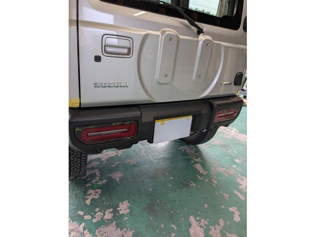 スズキ　ジムニー　社外テールレンズ持ち込み取り付け　パーツ持込取り付け大歓迎　・車検【車検後に令和7年度産の新米みずかがみ5Kｇプレゼントしております】・板金、ボディコーティング受付中　滋賀県　近江八幡市　野洲市　草津市　東近江市　大津市