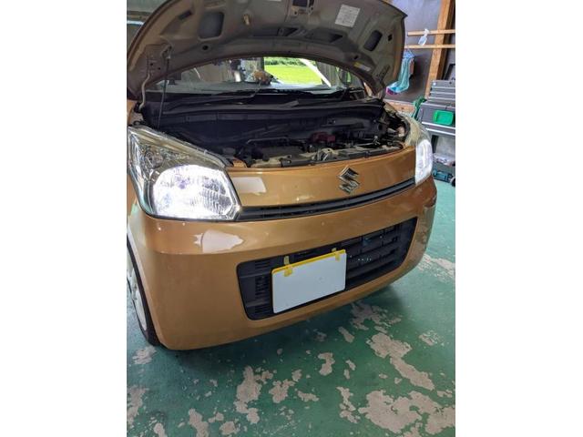 スズキ　スペーシア　ヘッドライトバルブ持ち込み交換　パーツ持込取り付け大歓迎　・車検【車検後に令和7年度産の新米みずかがみ5Kｇプレゼントしております】・板金、ボディコーティング受付中　滋賀県　近江八幡市　野洲市　草津市　東近江市　大津市