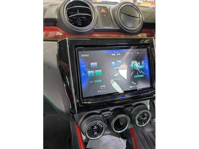 スズキ　スイフトスポーツ　持込みカーナビ取り換え　載せ替え　パーツ持込取り付け大歓迎　・車検【車検後に令和7年度産の新米みずかがみ5Kｇプレゼントしております】・板金、ボディコーティング受付中　滋賀県　近江八幡市　野洲市　草津市　東近江市　