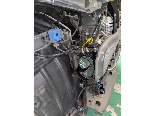 ダイハツ　タント　持ち込みホーン取り付け　パーツ持込取り付け大歓迎　・車検【車検後に令和7年度産の新米みずかがみ5Kｇプレゼントしております】・板金、ボディコーティング受付中　滋賀県　近江八幡市　野洲市　草津市　東近江市　大津市