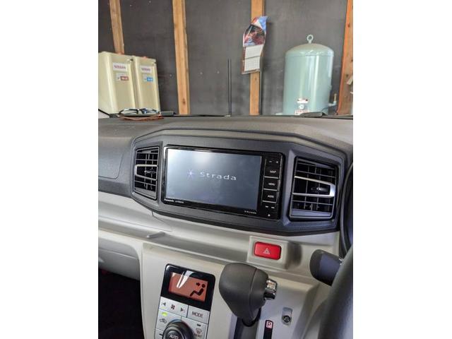 ダイハツ　ミライース　持込みカーナビ、サンバイザー取り付け　持込取り付け大歓迎　・車検【車検後に令和7年度産の新米みずかがみ5Kｇプレゼントしております】・板金、ボディコーティング受付中　滋賀県　近江八幡市　野洲市　草津市　東近江市　大津市