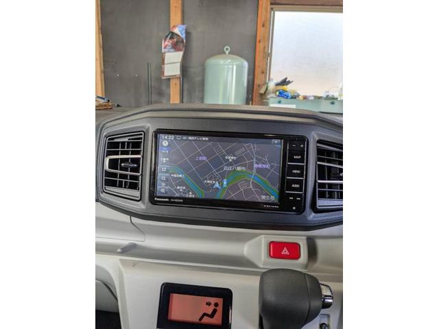 ダイハツ　ミライース　持込みカーナビ、サンバイザー取り付け　持込取り付け大歓迎　・車検【車検後に令和7年度産の新米みずかがみ5Kｇプレゼントしております】・板金、ボディコーティング受付中　滋賀県　近江八幡市　野洲市　草津市　東近江市　大津市