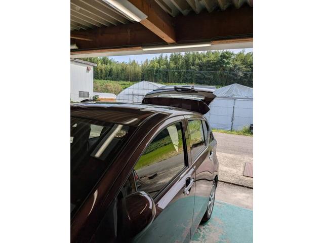 ダイハツ　ミライース　持込みカーナビ、サンバイザー取り付け　持込取り付け大歓迎　・車検【車検後に令和7年度産の新米みずかがみ5Kｇプレゼントしております】・板金、ボディコーティング受付中　滋賀県　近江八幡市　野洲市　草津市　東近江市　大津市