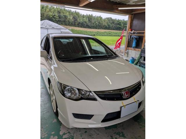 ホンダ　シビック　持込みカーナビ取り付け　持込取り付け大歓迎　・車検【車検後に令和7年度産の新米みずかがみ5Kｇプレゼントしております】・板金、ボディコーティング受付中　滋賀県　近江八幡市　野洲市　草津市　東近江市　大津市