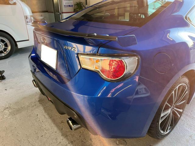 スバルBRZ　ZC6　ウィング取り付け　　　　豊中市　池田市　箕面市　尼崎市　伊丹市