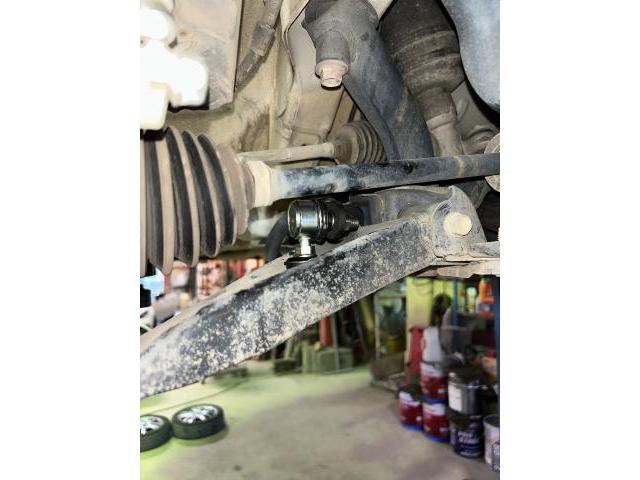 スズキ　パレット　スタビライザーリンク交換