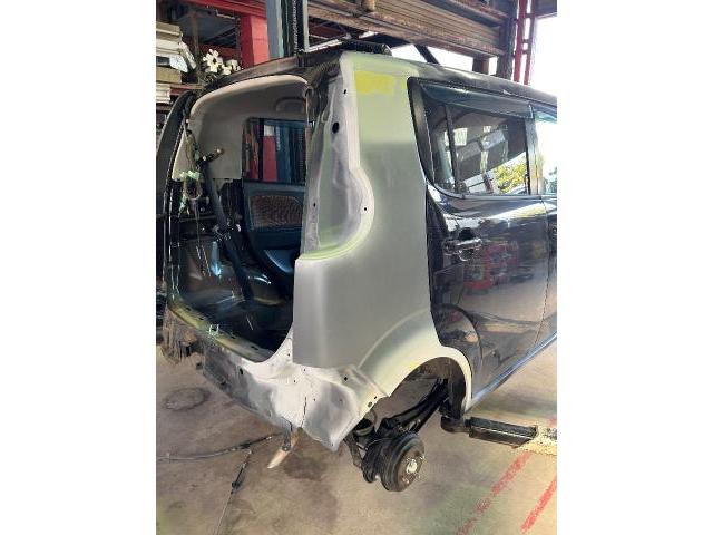 日産　モコ　右クォーターパネル交換