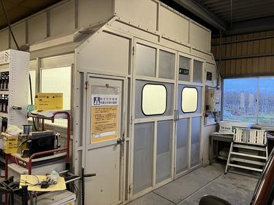 塗装ブース完備。