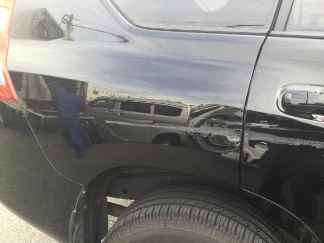 プラド　右側面修理　鈑金塗装　板金塗装　事故車修理　キズへこみ修理　糟屋郡 須恵町 福岡　安い 上手い 貴方へおすすめ 口コミ 評判 良いお店