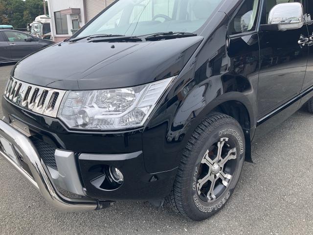 デリカ　Ｄ：５　左前事故修理　鈑金塗装　板金塗装　事故車修理　キズへこみ修理　糟屋郡　粕屋郡　須恵町　須惠町 福岡　安い　上手い 貴方へおすすめ クチコミ 評判 良いお店