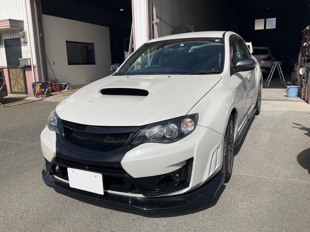 ＷＲＸ　リヤバンパー交換　鈑金塗装　板金塗装　事故車修理　キズへこみ修理　糟屋郡　粕屋郡　須恵町　須惠町　志免町　宇美町　粕屋町　篠栗町　久山町　福岡市　博多区　東区　南区　新宮町　春日市　太宰府市　大野城市　那珂川市　福岡　安い　上手い