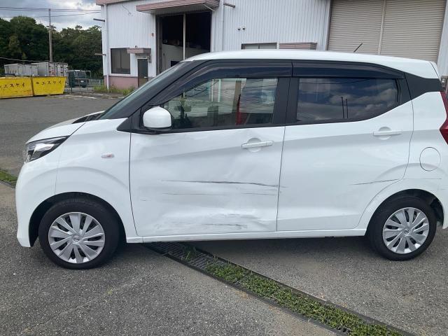 デイズ　左側面事故修理　鈑金塗装　板金塗装　事故車修理　キズへこみ修理　糟屋郡　粕屋郡　須恵町　須惠町　志免町　宇美町　粕屋町　篠栗町 福岡　安い　上手い 貴方へおすすめ クチコミ 評判 よいお店
