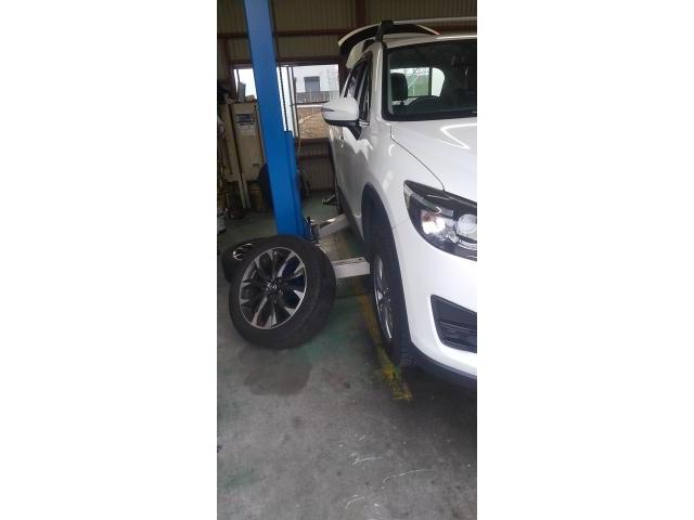 マツダ CX-5 SUV サマータイヤ 脱着作業