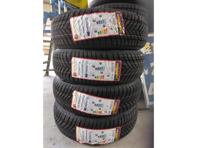 ダイハツ　ムーヴコンテ　14インチ新品オールシーズンタイヤ持ち込み交換