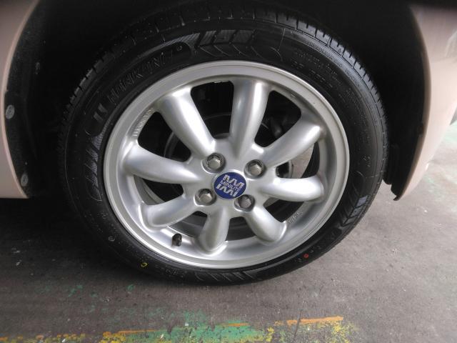 ダイハツ　ミラココア　15インチ新品タイヤ持ち込み交換