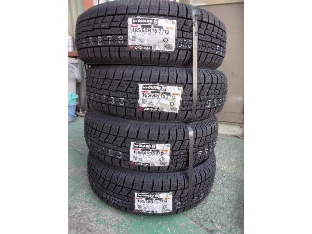 スズキ　ハスラー　15インチ新品スダッレスタイヤ持ち込み交換