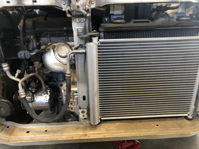 ルークス　ML21S　エアコン修理　コンプレッサ・コンデンサー交換　真空引き　和泉市　岸和田市　堺市　大阪
　