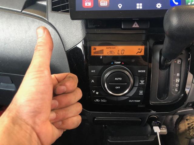 ルークス　ML21S　エアコン修理　コンプレッサ・コンデンサー交換　真空引き　和泉市　岸和田市　堺市　大阪
　