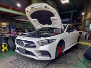 メルセデスベンツ　ＣＬＳ６３　ブレーキディスクローター、ブレーキパッド交換！