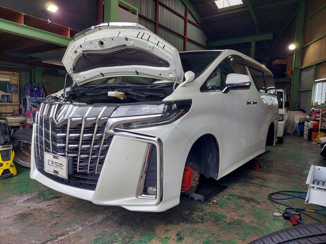 アルファード　足廻り車高調の交換、調整一式！