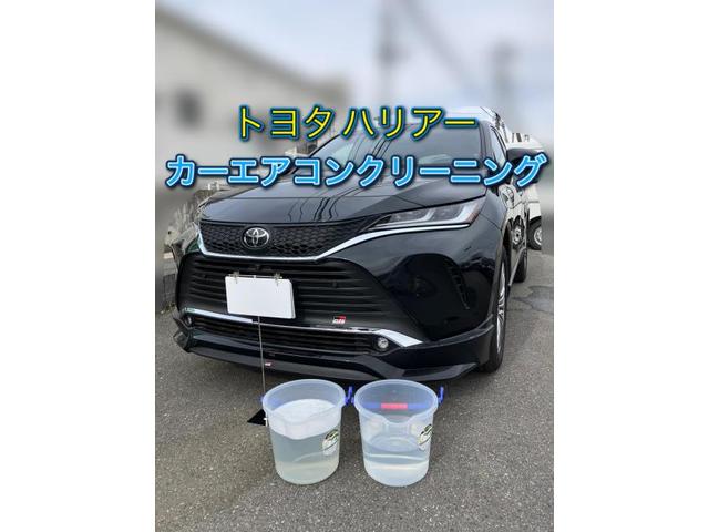 トヨタ　ハリアー　カーエアコンクリーニング　エバポレーター洗浄　エアコン　エバポレーター　クリーニング　カビ　アレルギー　花粉症　くさい　におい　臭い　車内　消臭　輸入車　トラック　中古車　深谷　熊谷　川越　さいたま市　高崎　前橋　栃木