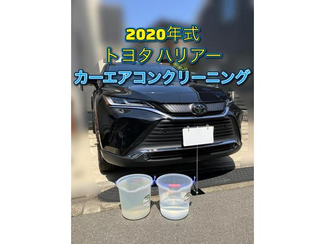 ハリアー　クリーニング・清掃　トヨタ　カーエアコンクリーニング　エバポレーター洗浄　エアコン　エバポレーター　カビ　アレルギー　花粉症　におい　臭い　消臭　中古車　埼玉　深谷　熊谷　所沢　川越　さいたま市　高崎　前橋　伊勢崎　栃木　群馬