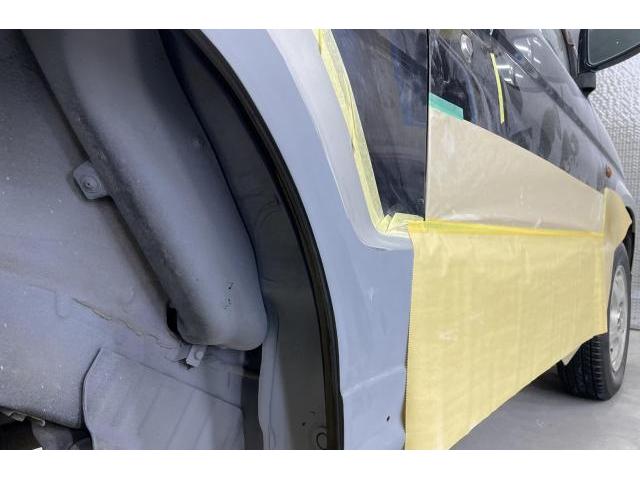 三菱　パジェロミニ　H58A　錆び（サビ）を修理しました。
札幌市、清田区、豊平区、北広島市