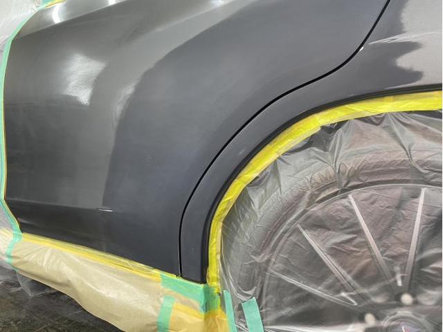 スバル　レヴォーグ　助手席側リアドア凹みキズ・リアフェンダーの凹みキズを修理しました。