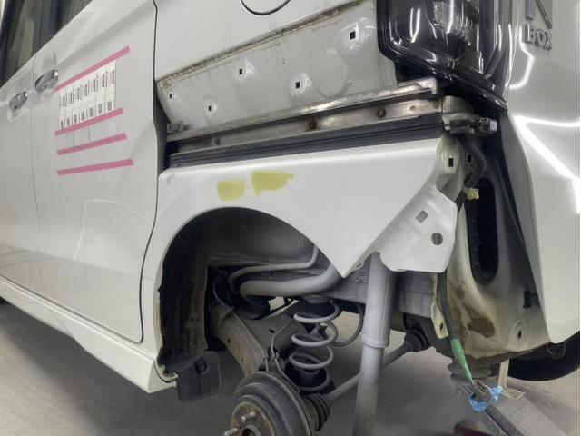 ホンダ　Ｎ－ＢＯＸカスタム　リアクォーターパネル修理　板金・外装補修