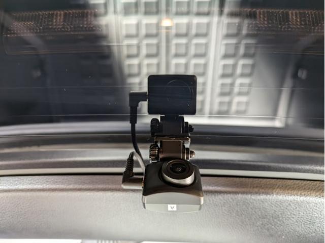 ハリアー ミラー型ドラレコ取付!!