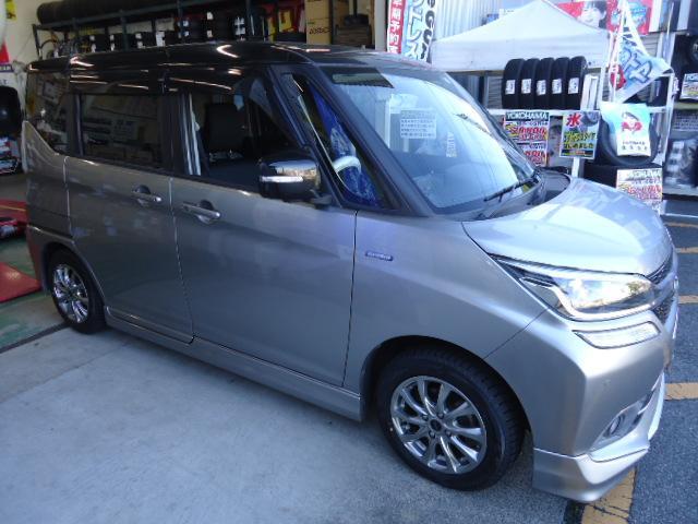 スズキ ソリオバンディット スタッドレスタイヤ交換＆脱着