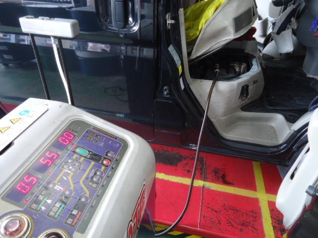 スズキ エブリィ エンジンオイル&エレメント&ATF交換(循環)