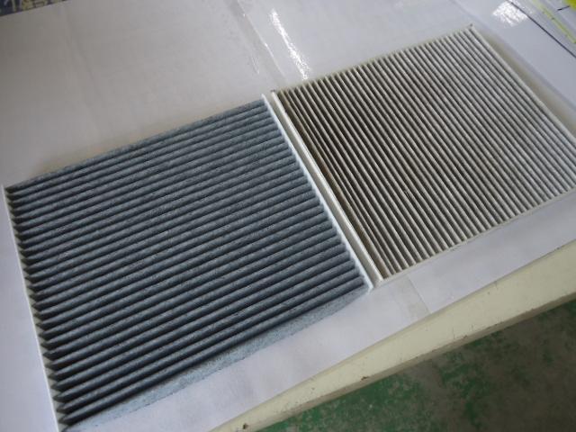 マツダ フレアクロスオーバー エアコンガスクリーニング＆エアコンフィルター交換