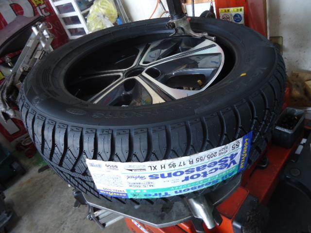 日産 キックス タイヤ交換(オールシーズン)