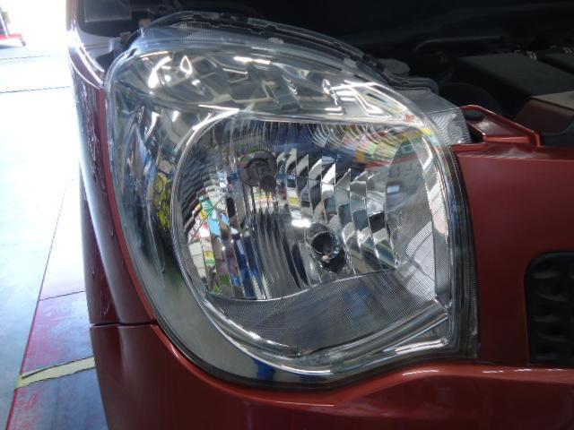 日産 モコ ヘッドライトコーティング(ピカリンコート)＆エアコンガスクリーニング