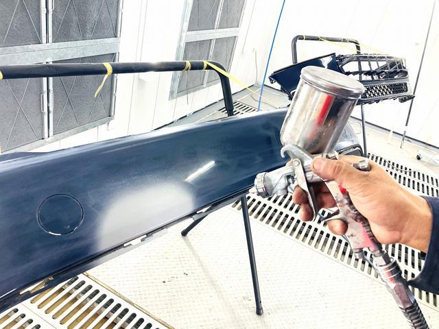 【工程９】スプレー塗装し・・・