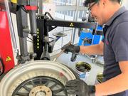 タイヤ・ホイールの取り付け「得意」です！