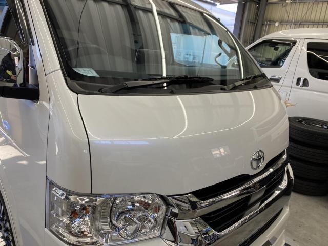 トヨタ TOYOTA ハイエース ボンネット 新車外し品 白(フロント トヨタ TOYOTA ハイエース ボンネット 新車外し品 白(フロント
