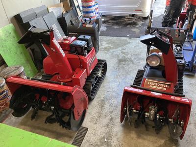 即納除雪機あります