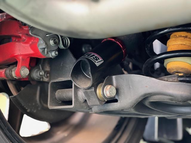 アバルト５９５　左後方より異音　三重県　津市　アコルサ　四日市　鈴鹿　松阪　伊勢　車検出張引取り納車対応