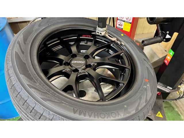 フィアット　ドブロ　K9FYH01L　レイズ ホムラ 17インチホイール取付　　アコルサ　フィアット専門店　アバルト専門店　三重県　津市　四日市　鈴鹿　松阪　伊勢　伊賀　名張　亀山　愛知　岐阜　滋賀　奈良