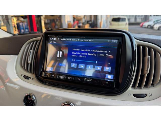 フィアット　５００　板金修理　バックドアハンドル交換　バックカメラ取り替え　　アコルサ　フィアット専門店　アバルト専門店　三重県　津市　四日市　鈴鹿　松阪　伊賀　名張　伊勢　志摩　愛知　岐阜　滋賀　奈良