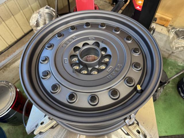 フィアット ドブロ ディーン コロラドホイール ホワイトレタータイヤ取付  アコルサ フィアット専門店 アバルト専門店 三重県 津市 四日市 鈴鹿 桑名 伊賀 名張 松阪 伊勢 愛知 岐阜 静岡 奈良 滋賀 京都