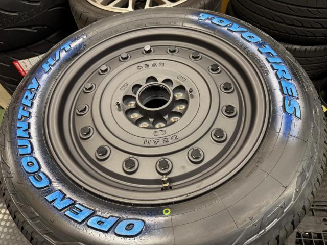 フィアット ドブロ ディーン コロラドホイール ホワイトレタータイヤ取付  アコルサ フィアット専門店 アバルト専門店 三重県 津市 四日市 鈴鹿 桑名 伊賀 名張 松阪 伊勢 愛知 岐阜 静岡 奈良 滋賀 京都