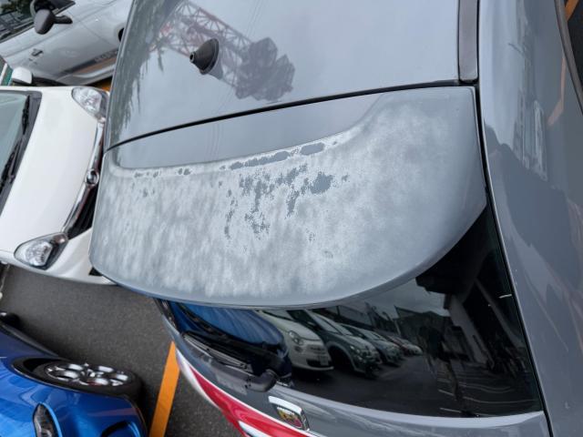 アバルト５００　色褪せ　補修塗装　板金塗装　　アコルサ　フィアット専門店　アバルト専門店　三重県　津市　幸町　四日市　鈴鹿　名張　伊賀　津市　松阪市　伊勢　滋賀　奈良　愛知　岐阜