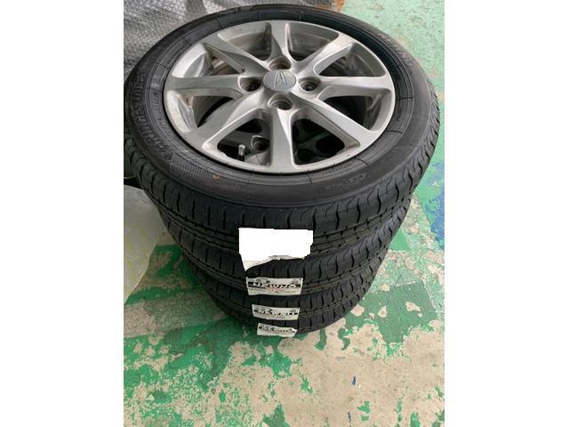 ダイハツ　タントカスタムのタイヤ4本交換  BRIDGESTONE ブリヂストン NEWNO ニューノ 155/65R14 75H