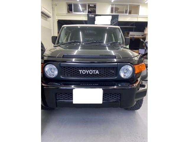 トヨタ　TOYOTA　ＦＪクルーザー　フロントリペア　堺市　大阪市　泉大津市　松原市　和泉市　高石市　岸和田市　羽曳野市　藤井寺市　八尾市　東大阪市　富田林市　貝塚市　泉佐野市　ほかの地域のお客様も大歓迎です。