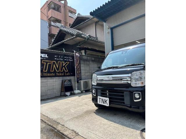 スズキ　エブリィのフロントガラス交換のご依頼ありがとうございます。　TNK大阪　TNK堺　飛び石　ヒビ　ヒビ割れ　フロントガラス交換　自動車ガラス　堺　松原　狭山　高石　和泉　岸和田　貝塚　泉佐野　泉南　富田林　羽曳野　藤井寺　平野　熊取　